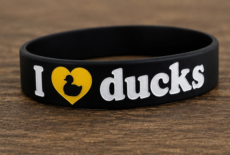 I Love Ducks Bracelet "Black"