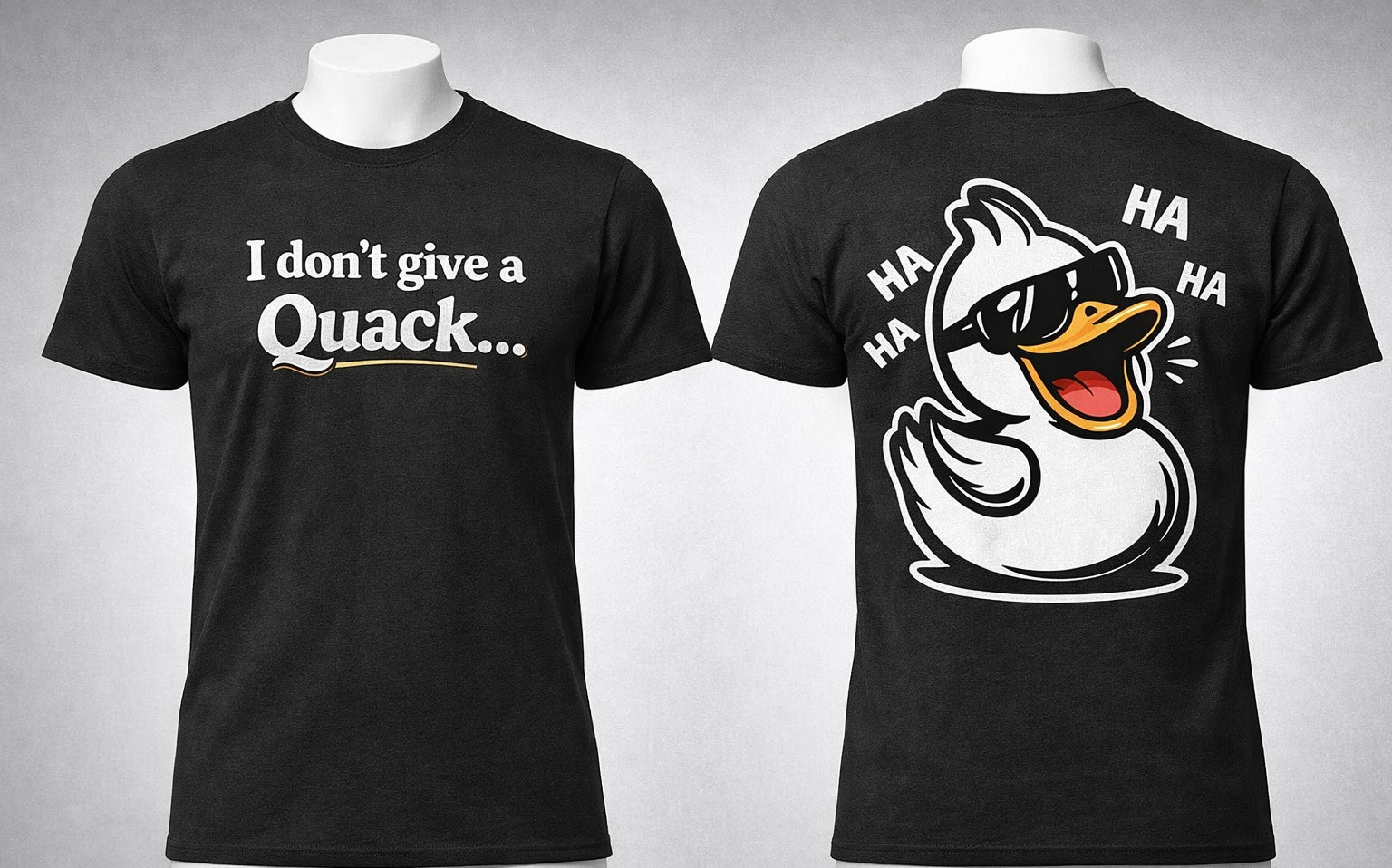 Mens "I don't give a Quack" T-Shirt